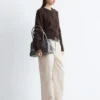Pantalones anchos de algodón de corte holgado