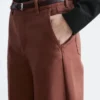 Pantalones anchos de algodón de corte holgado