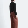Pantalones anchos de algodón de corte holgado
