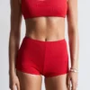 Pantalones cortos de bikini de cintura alta