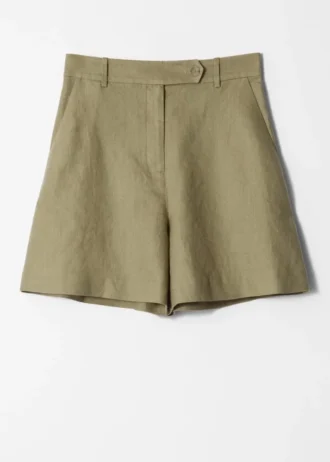 Pantalones cortos de lino