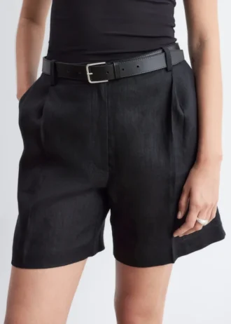 Pantalones cortos de lino a medida