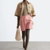 Pantalones cortos de lino a medida