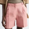 Pantalones cortos de lino a medida