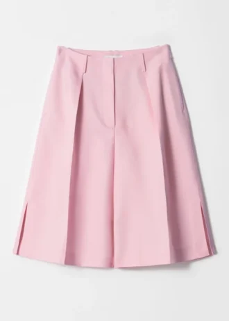 Pantalones cortos plisados