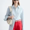Pantalones cortos vaqueros de cintura alta