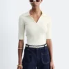 Pantalones cortos vaqueros de cintura alta