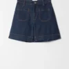 Pantalones cortos vaqueros de cintura alta