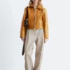 Pantalones de algodón con pliegues