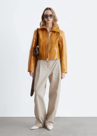 Pantalones de algodón con pliegues
