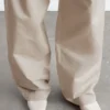 Pantalones de algodón con pliegues