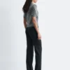 Pantalones de lana de corte recto