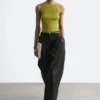Pantalones de pierna ancha