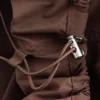 Pantalones de pierna ancha con cordón