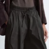 Pantalones de pierna ancha con cordón