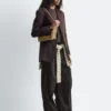 Pantalones de pierna ancha con cordón