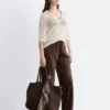 Pantalones de sarga con cordón
