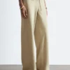 Pantalones de sarga con cordón
