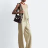 Pantalones de sarga con cordón