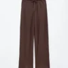 Pantalones de sarga con cordón