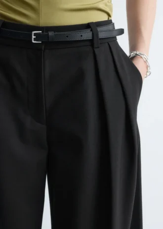 Pantalones de sastrería de mezcla de lana