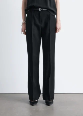 Pantalones de sastrería de mezcla de lana