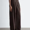 Pantalones de sastrería de mezcla de lana
