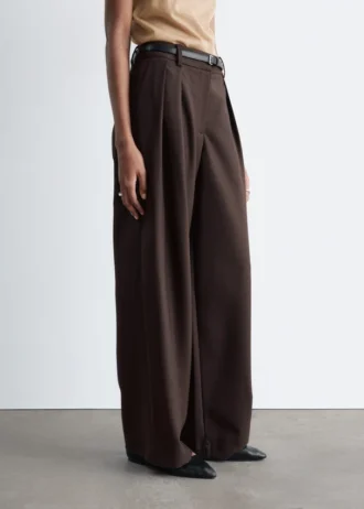 Pantalones de sastrería de mezcla de lana
