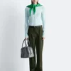 Pantalones de sastrería de mezcla de lana