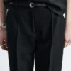 Pantalones de sastrería de mezcla de lana