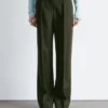Pantalones de sastrería de mezcla de lana