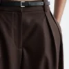 Pantalones de sastrería de mezcla de lana