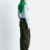 Pantalones de sastrería de mezcla de lana