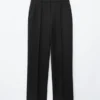 Pantalones de sastrería de mezcla de lana