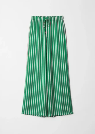 Pantalones de satén con cordón
