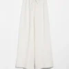 Pantalones holgados con cordón
