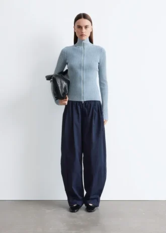 Pantalones utilitarios de pierna ancha