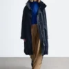 Parka con cordón