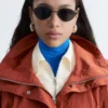Parka técnica con capucha de nailon