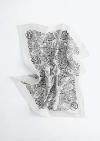 Pañuelo de algodón y seda