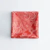 Pañuelo de seda con estampado de cachemira