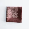 Pañuelo de seda con estampado de cachemira