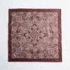 Pañuelo de seda con estampado de cachemira