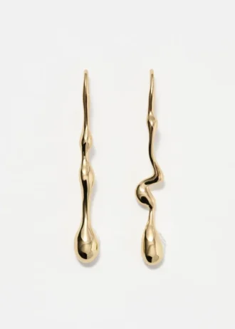 Pendientes alargados en forma de gota
