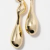 Pendientes alargados en forma de gota