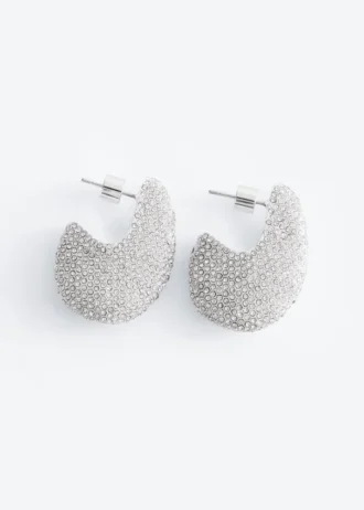 Pendientes con gota de strass