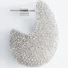 Pendientes con gota de strass