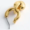 Pendientes de aro con colgante de corazón