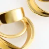Pendientes de aro esculturales