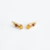 Pendientes de oreja con varias piedras